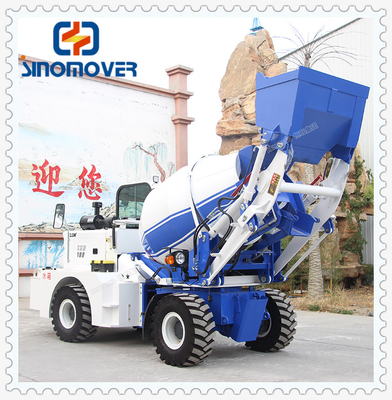4x4 1.2m3 Self Loading Mixer Machine For Construction